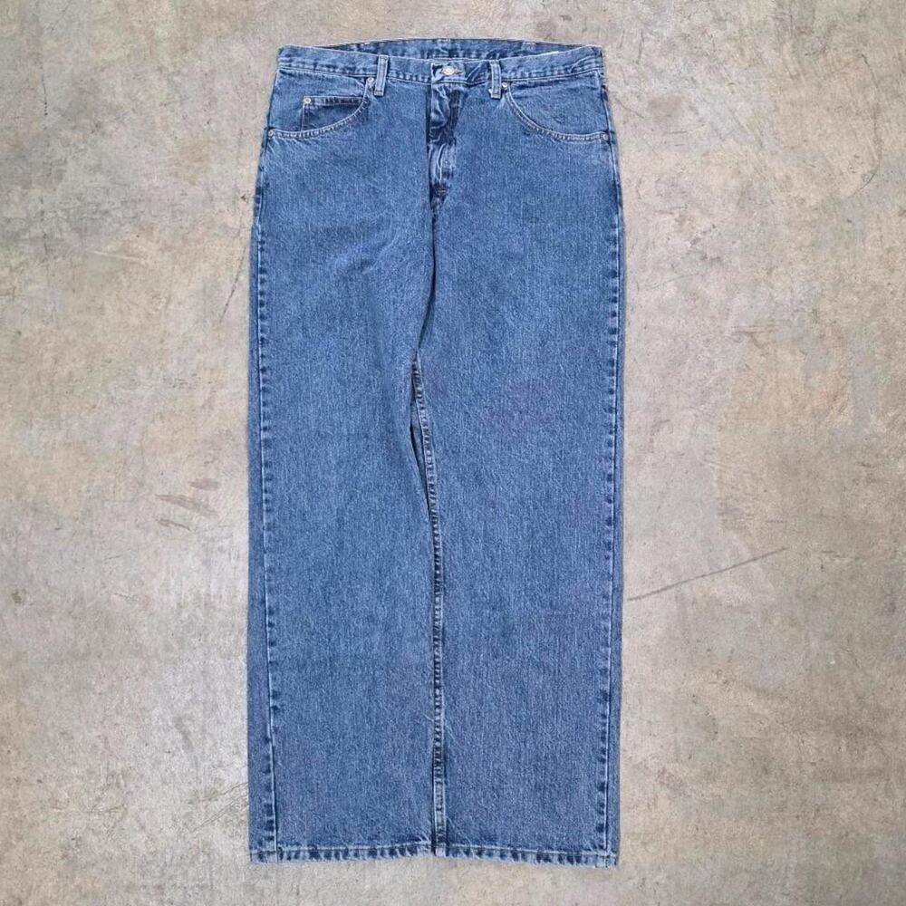 Custom Embroidered Flame Jeans - image 3